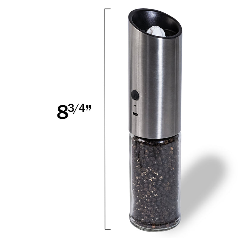 Electric Pepper Mill - Just turn it over and it will grind your pepper!