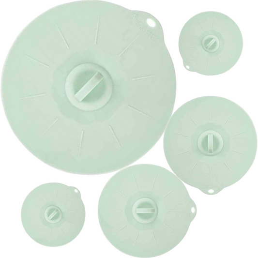 Reusable Silicone Lids - Use less plastic wrap (5 pieces)